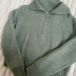 jessica simpsons women’s quarter zip sweater